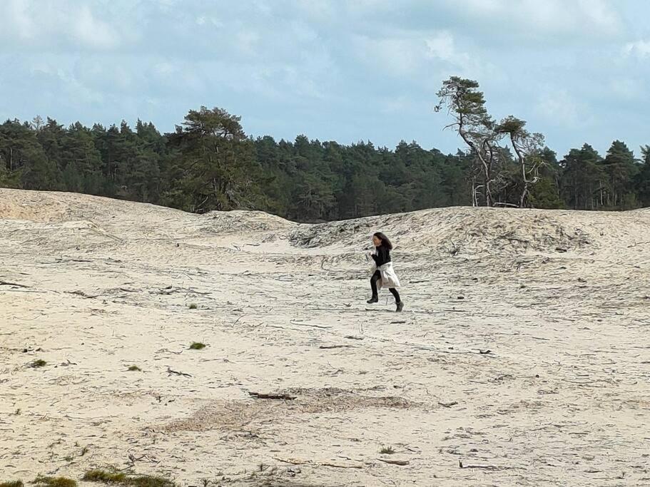 Kindvriendelijke Bungalow In Het Bos Bij Zwemmeer. Vilsteren Dış mekan fotoğraf