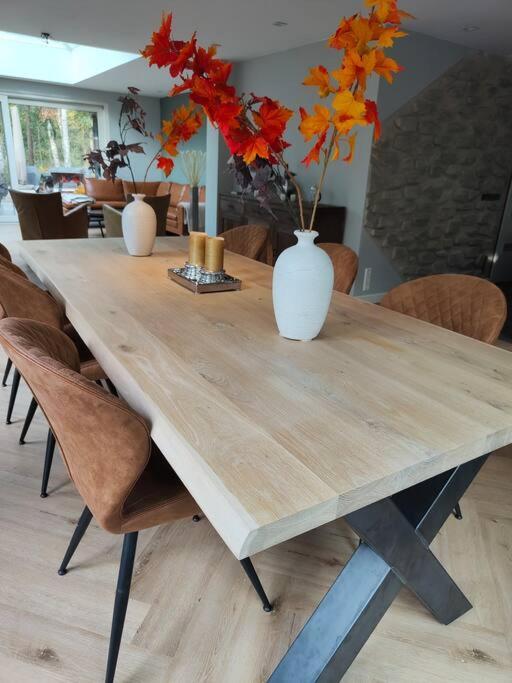 Kindvriendelijke Bungalow In Het Bos Bij Zwemmeer. Vilsteren Dış mekan fotoğraf